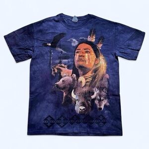 Vintage The Mountain Native American Graphic T-Shirt M